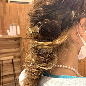 髪の毛でお花を作る!!〜篠原優菜〜