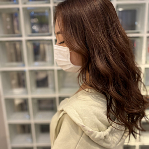 寒いけど髪の毛は最高